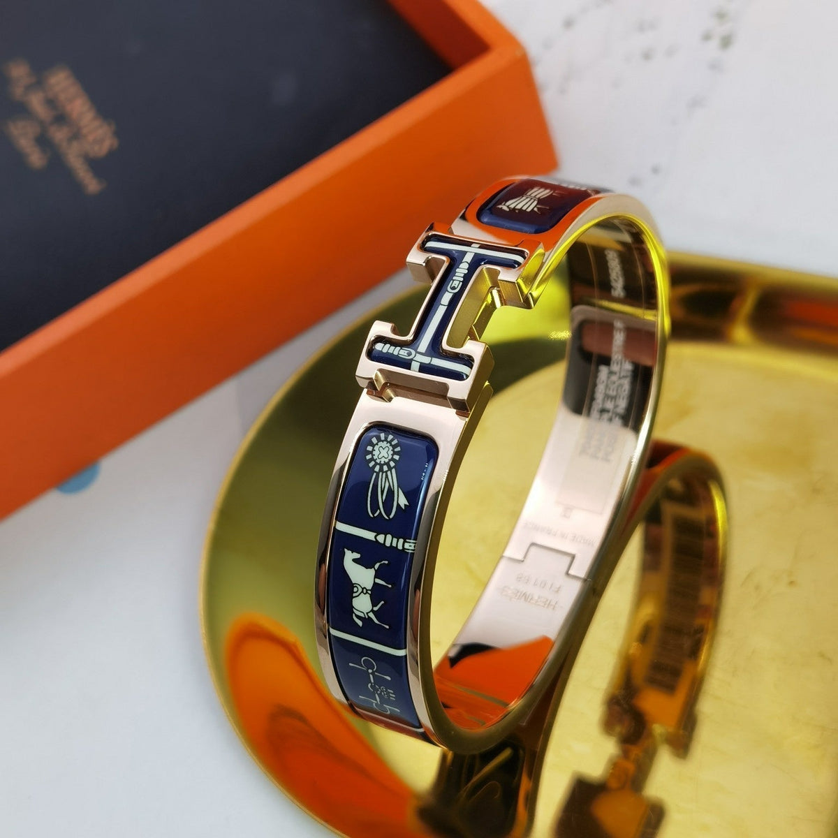[Rani Jewelry]H COUVERTURES DARK BLUE BRACELET