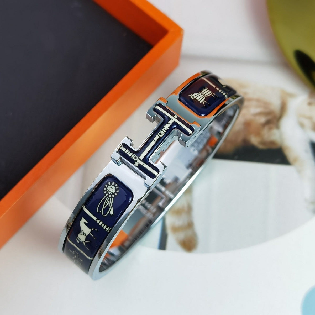 [Rani Jewelry]H COUVERTURES DARK BLUE BRACELET