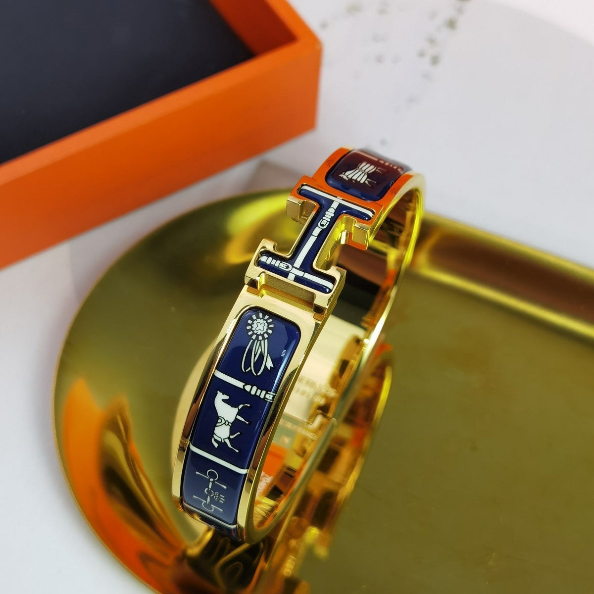 [Rani Jewelry]H COUVERTURES DARK BLUE BRACELET