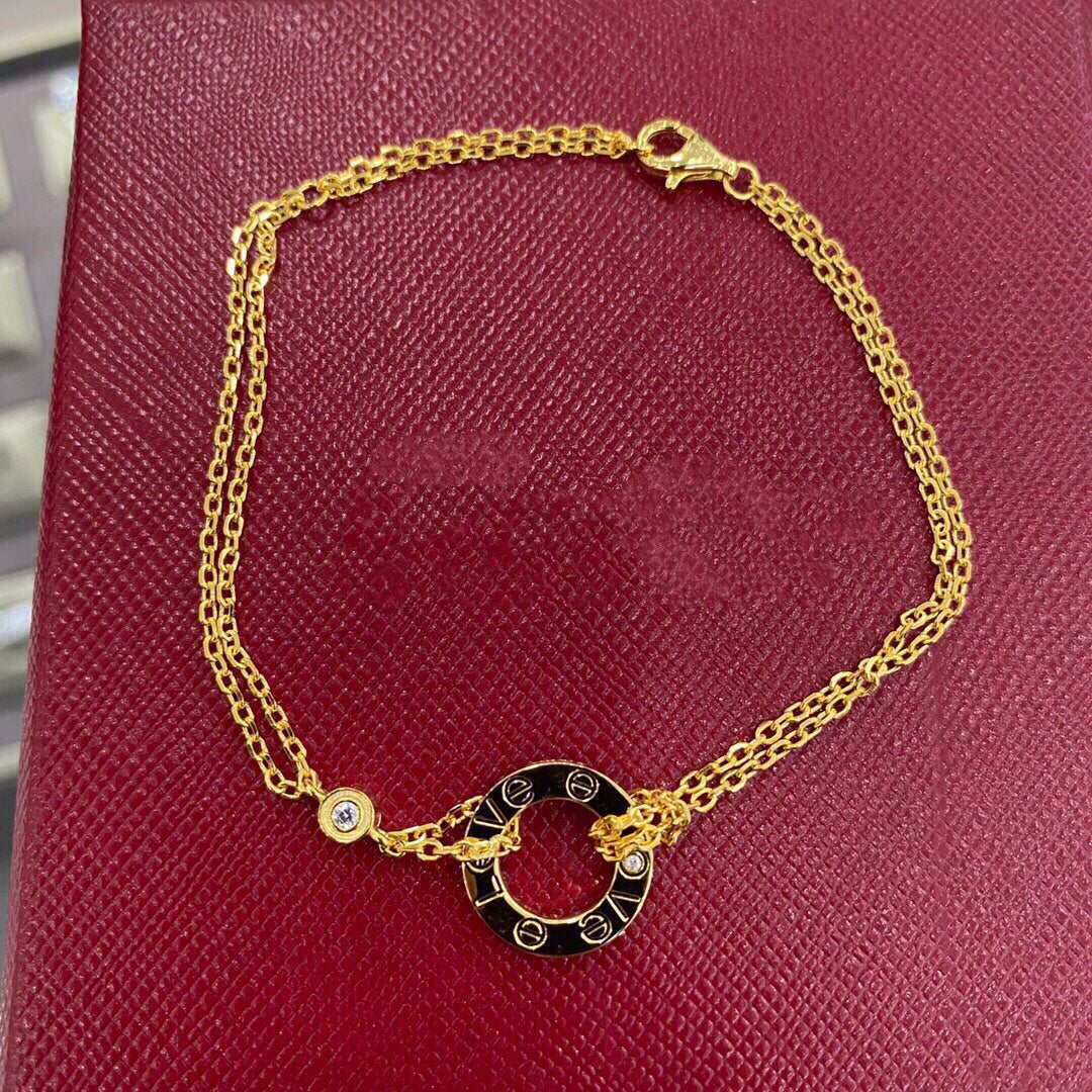 [Rani Jewelry] LOVE BRACELET 2 DIAMOND