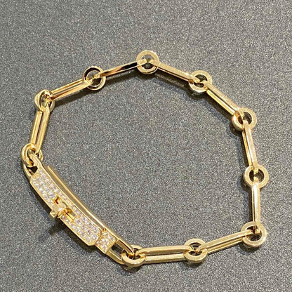 [Rani Jewelry]CHAINE BRACELET SMALL MODEL DIAMOND