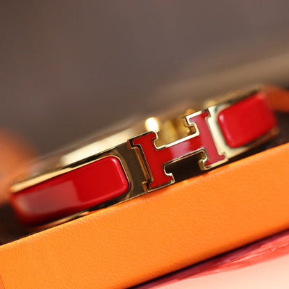 [Rani Jewelry]H BRACELET 12MM GOLD