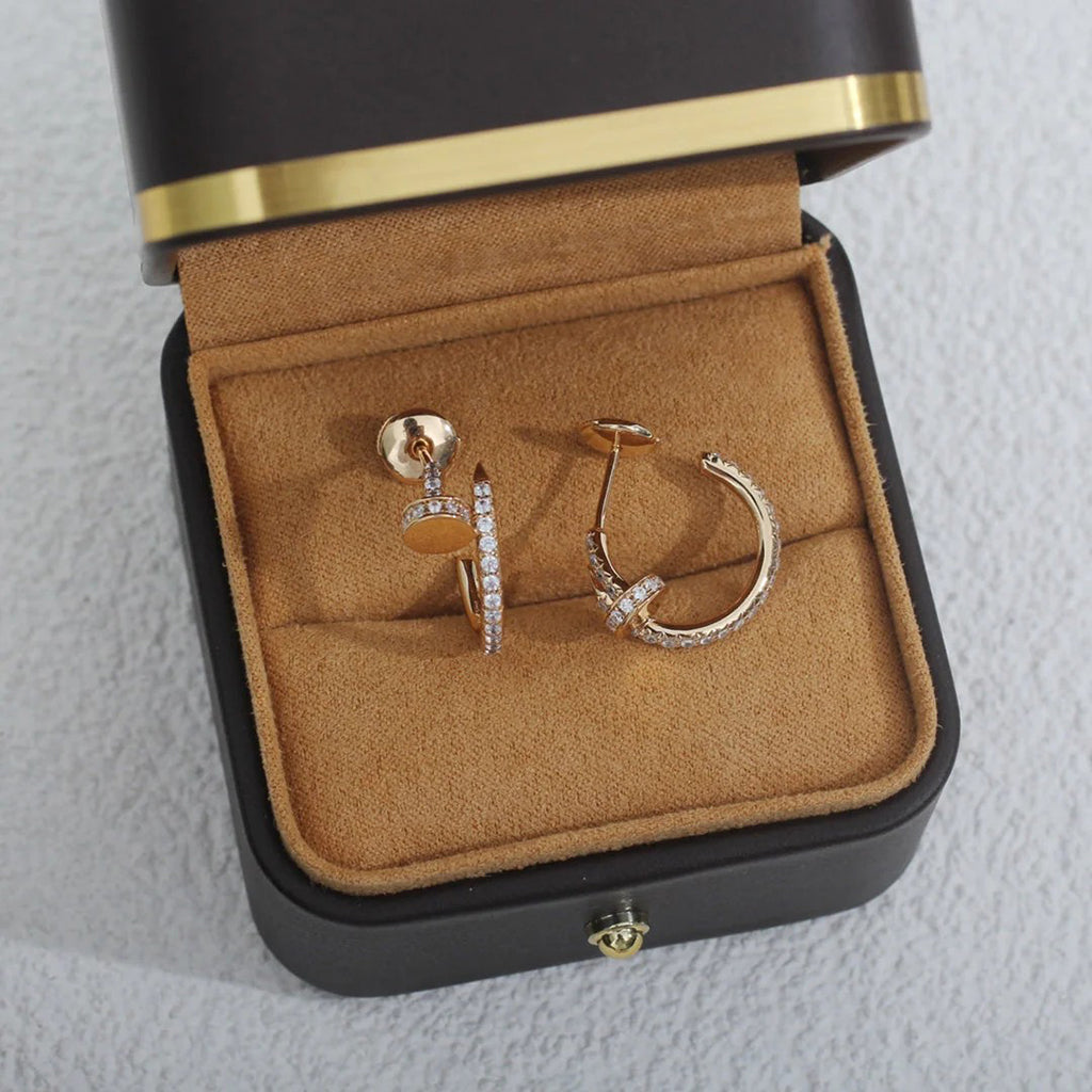 [Rani Jewelry] JUSTE FULL DIAMOND SMALL EARRINGS
