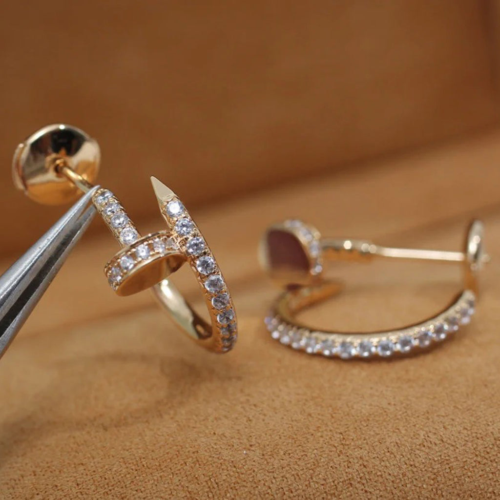 [Rani Jewelry] JUSTE FULL DIAMOND SMALL EARRINGS