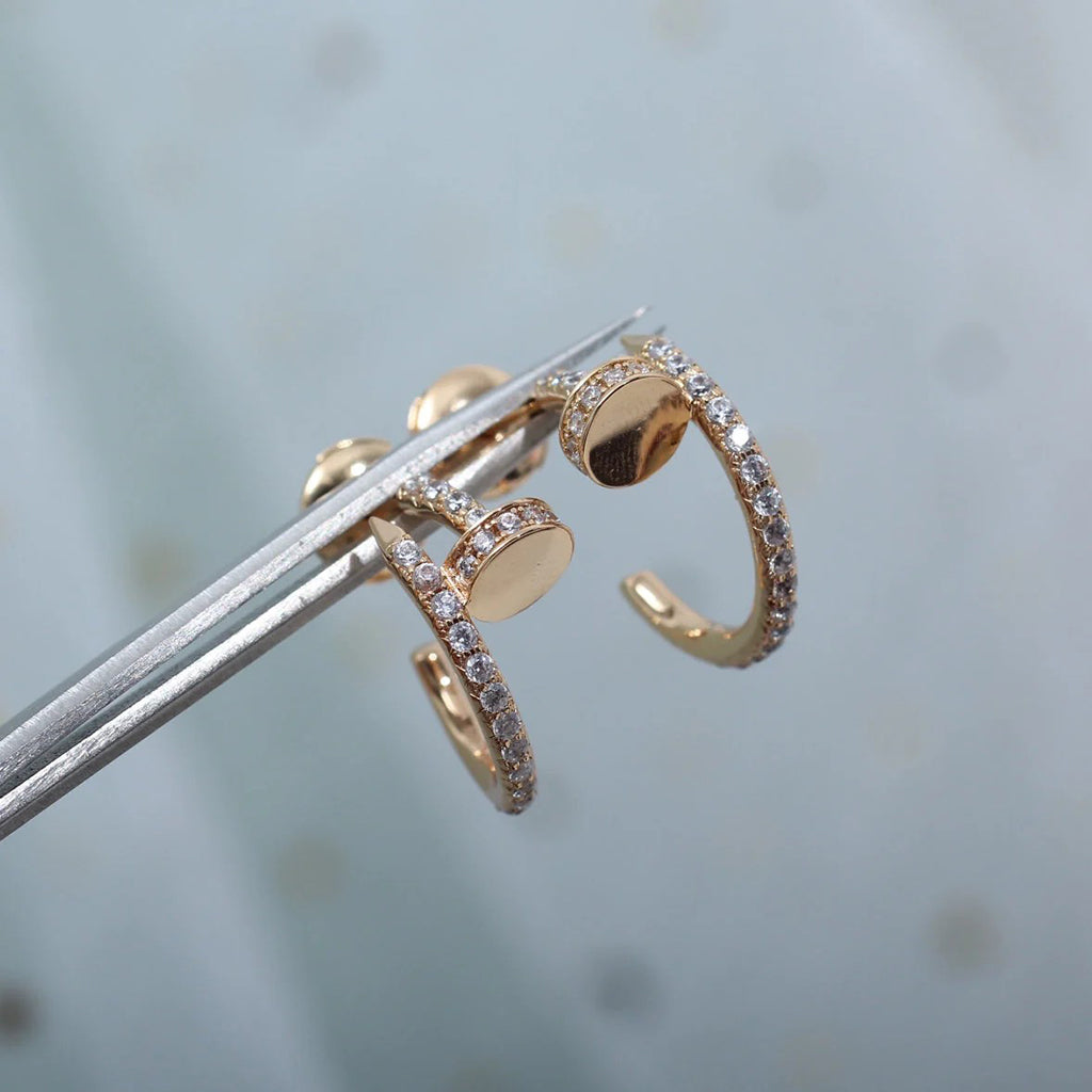 [Rani Jewelry] JUSTE FULL DIAMOND SMALL EARRINGS