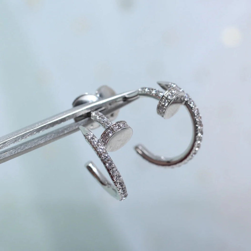 [Rani Jewelry] JUSTE FULL DIAMOND SMALL EARRINGS