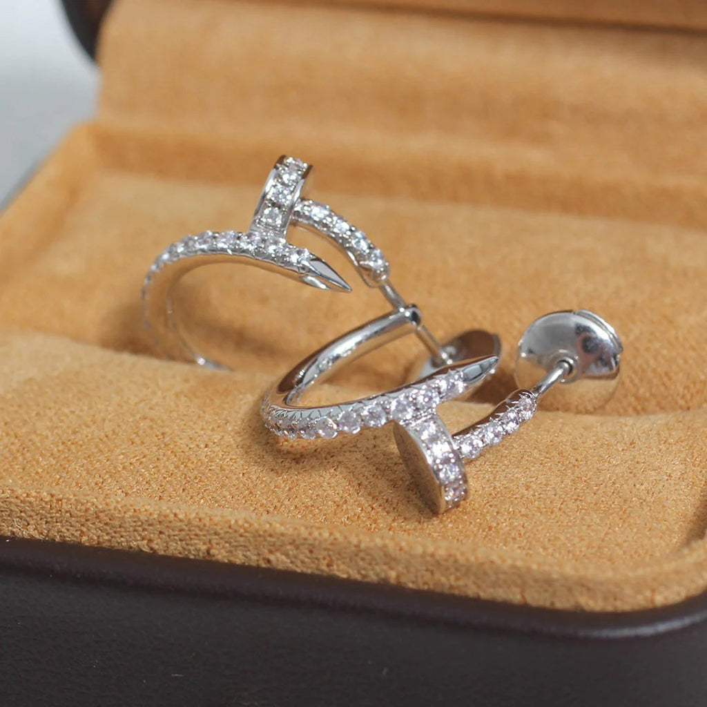 [Rani Jewelry] JUSTE FULL DIAMOND SMALL EARRINGS