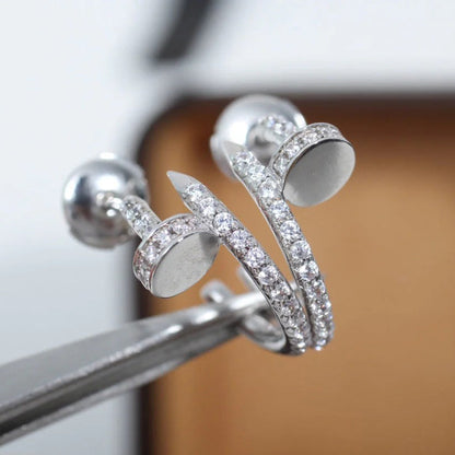 [Rani Jewelry] JUSTE FULL DIAMOND SMALL EARRINGS
