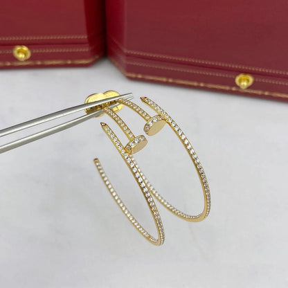 [Rani Jewelry] JUSTE FULL DIAMOND LARGE EARRINGS