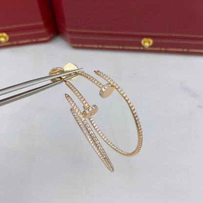 [Rani Jewelry] JUSTE FULL DIAMOND LARGE EARRINGS
