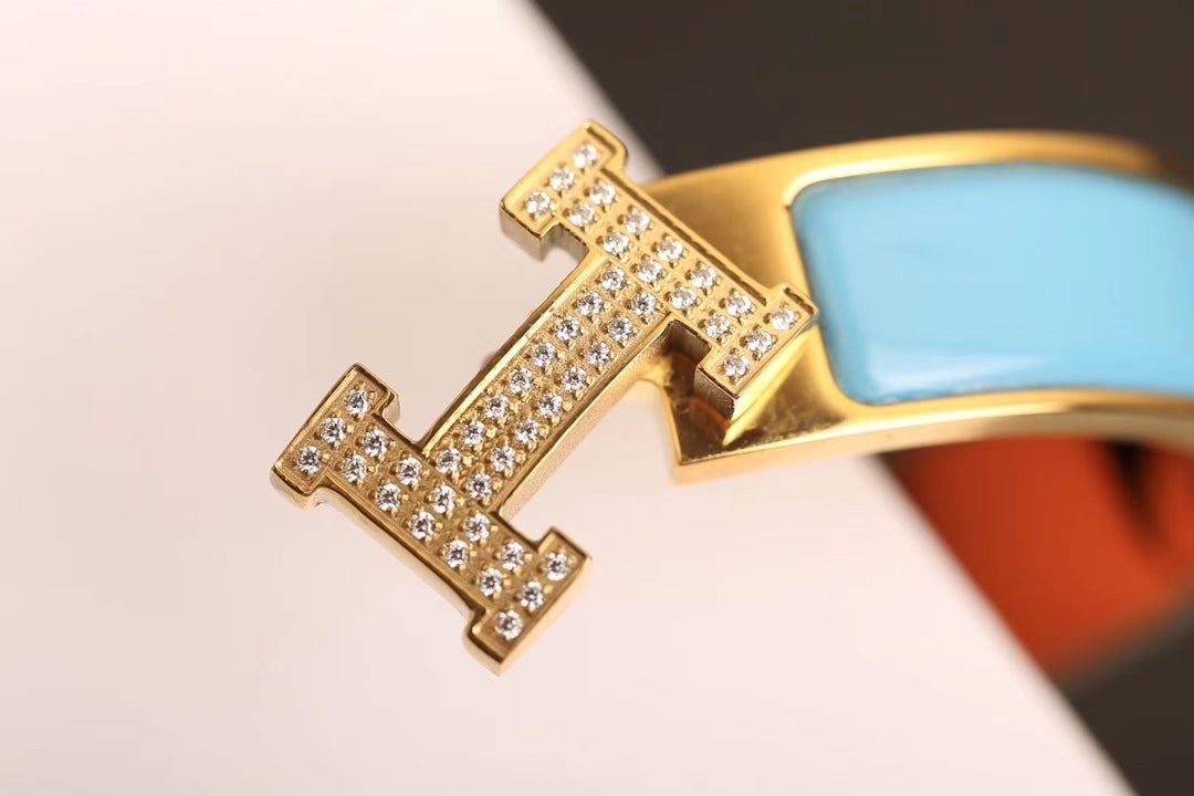 [Rani Jewelry]H CLOUD BLUE BRACELET GOLD DIAMOND