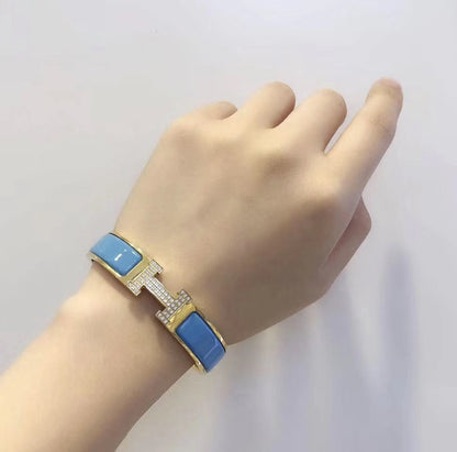 [Rani Jewelry]H CLOUD BLUE BRACELET GOLD DIAMOND