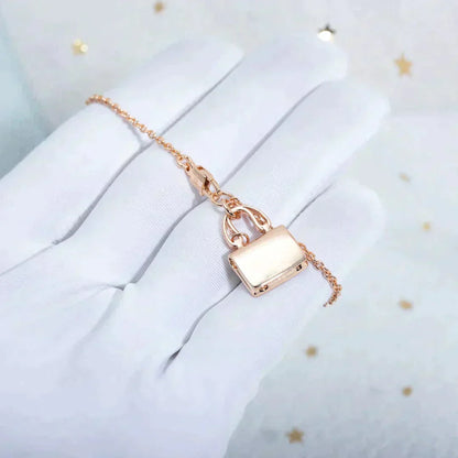 [Rani Jewelry]AMULETTE PEDANT ROSE GOLD NECKLACE
