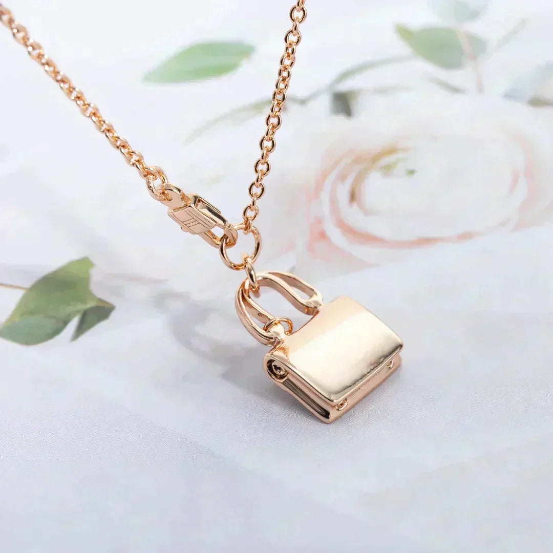 [Rani Jewelry]AMULETTE PEDANT ROSE GOLD NECKLACE