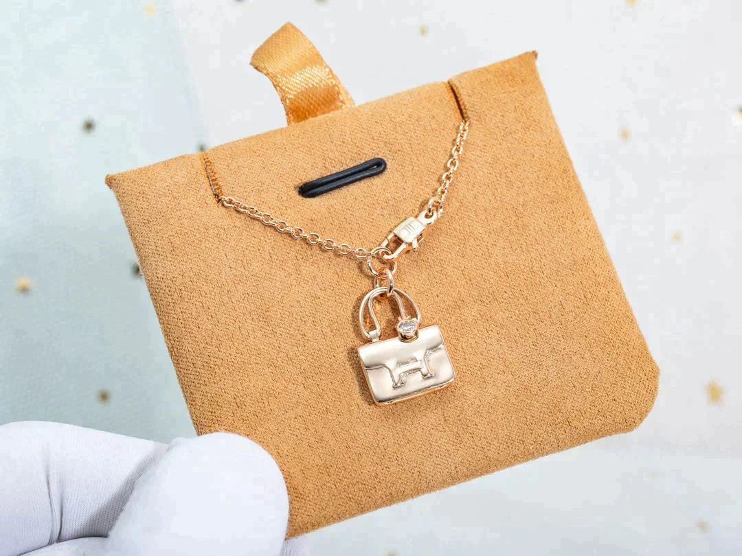 [Rani Jewelry]AMULETTE PEDANT ROSE GOLD NECKLACE