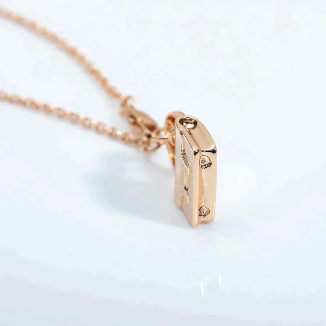 [Rani Jewelry]AMULETTE PEDANT ROSE GOLD NECKLACE