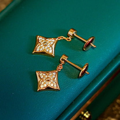 [Rani Jewelry]STAR DIAMONDS EARRINGS GOLD