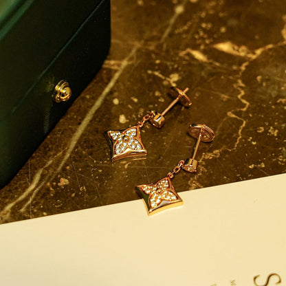 [Rani Jewelry]STAR DIAMONDS EARRINGS GOLD