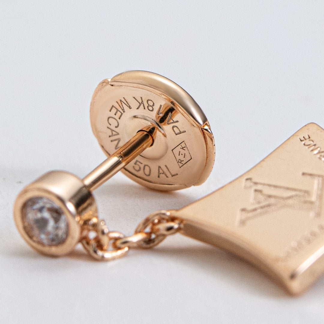 [Rani Jewelry]STAR DIAMONDS EARRINGS GOLD