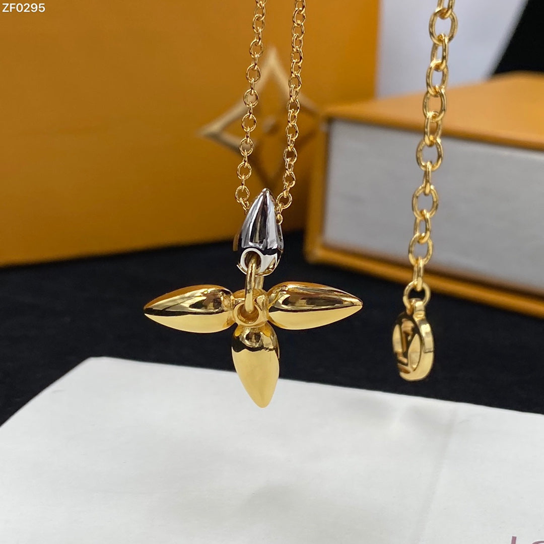 [Rani Jewelry]LOUISETTE PEDANT GOLD NECKLACE