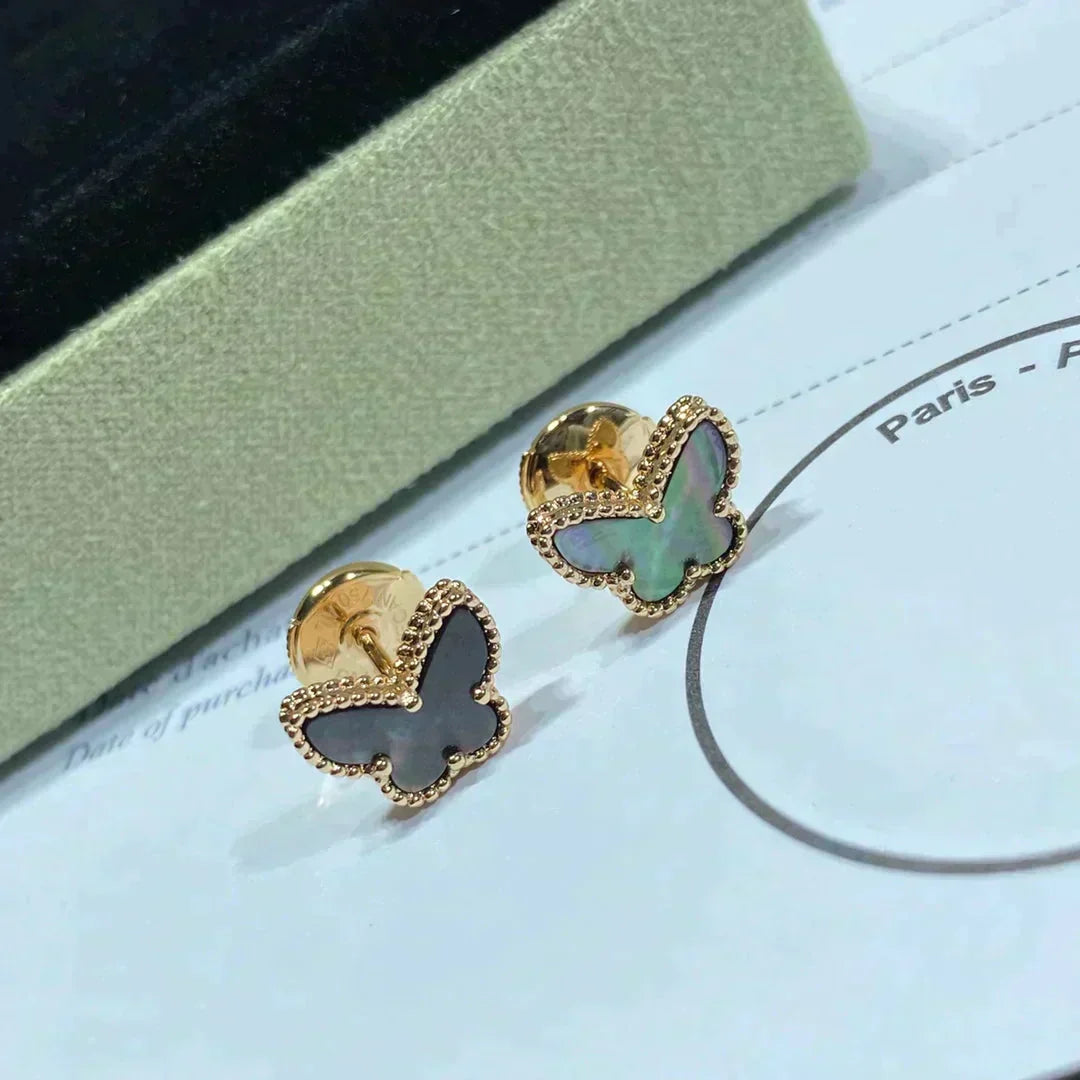 [Rani Jewelry]BUTTERFLY DARK MOP  EARRINGS
