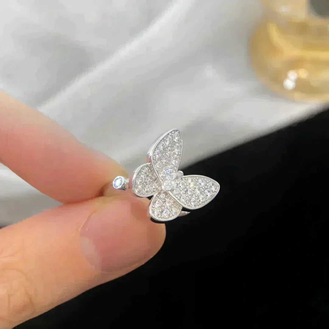 [Rani Jewelry]BUTTERFLY DIAMOND RING