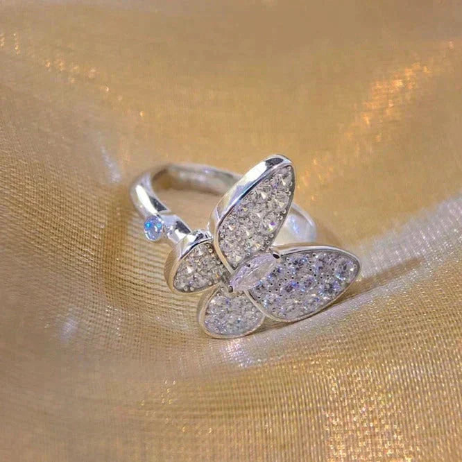 [Rani Jewelry]BUTTERFLY DIAMOND RING
