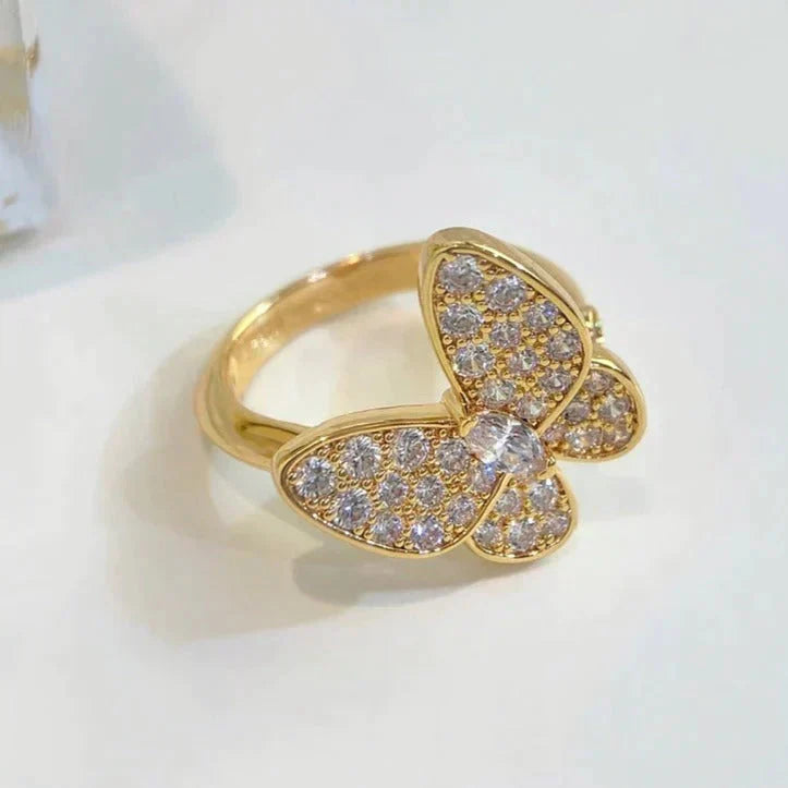 [Rani Jewelry]BUTTERFLY DIAMOND RING