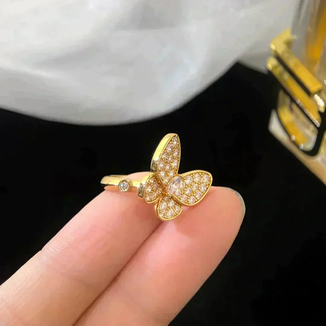 [Rani Jewelry]BUTTERFLY DIAMOND RING