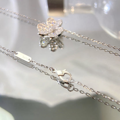 [Rani Jewelry]FLOWER DIAMOND NECKLACE