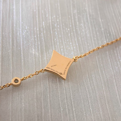 [Rani Jewelry]COLOR STAR CARNELIAN PINK GOLD DIAMOND BRACELET