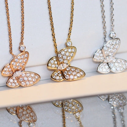 [Rani Jewelry]BUTTERFLY DIAMOND NECKLACE