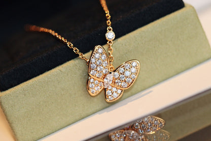 [Rani Jewelry]BUTTERFLY DIAMOND NECKLACE