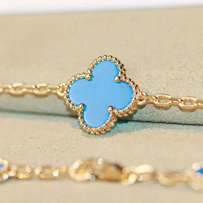 [Rani Jewelry]CLOVER 20 MOTIFS TURQUOISE GOLD