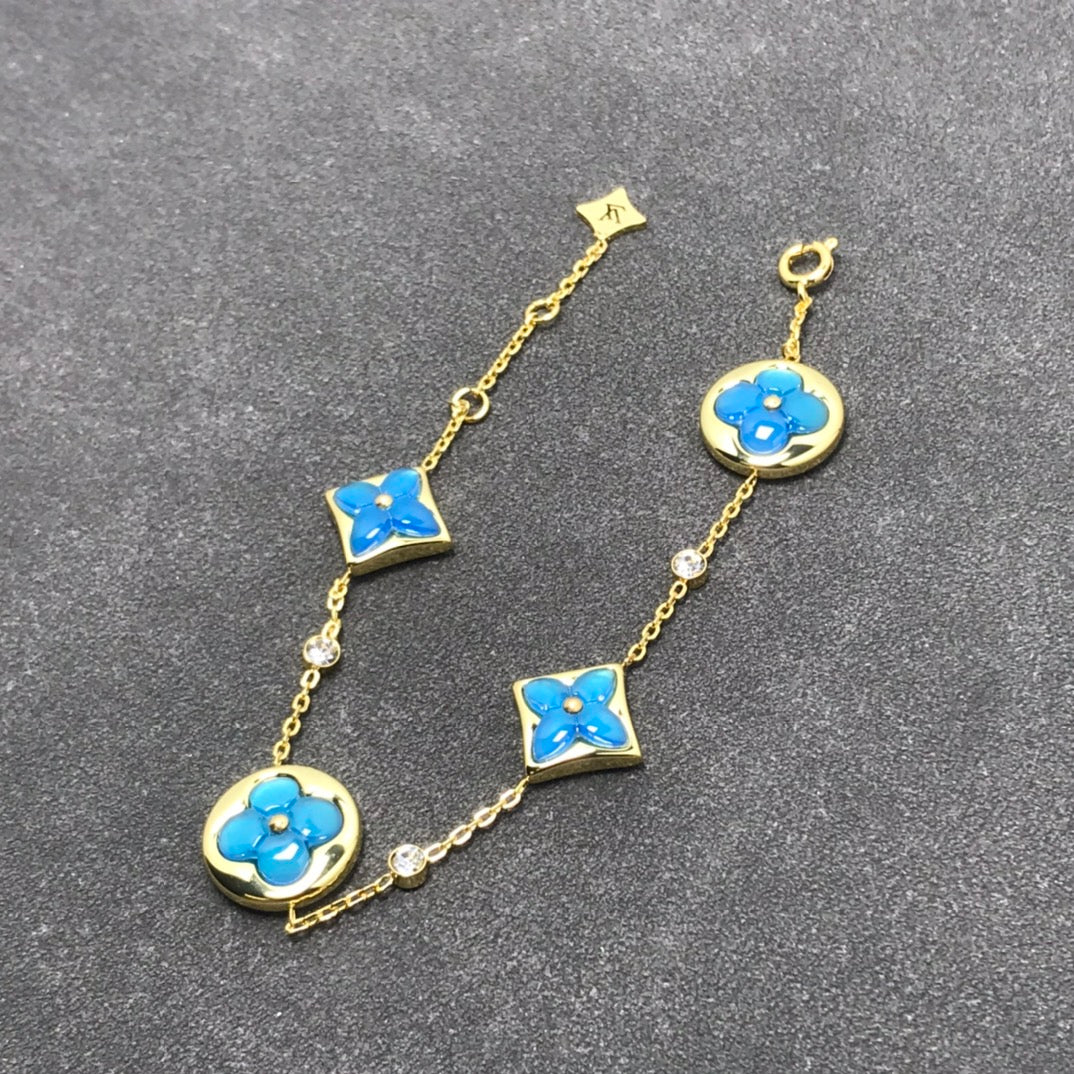 [Rani Jewelry]STAR AND SUN TURQUOISE 4 MOTIFS 3 DIAMONDS