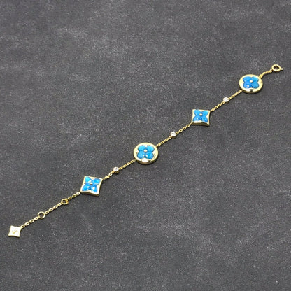 [Rani Jewelry]STAR AND SUN TURQUOISE 4 MOTIFS 3 DIAMONDS