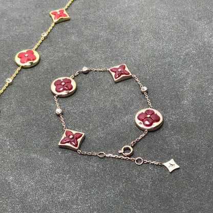 [Rani Jewelry]STAR AND SUN CARNELIAN 4 MOTIFS 3 DIAMONDS