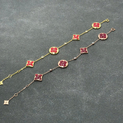 [Rani Jewelry]STAR AND SUN CARNELIAN 4 MOTIFS 3 DIAMONDS