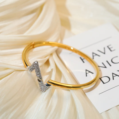 [Rani Jewelry]VOLTE UPSITE DOWN GOLD DIAMOND BRACELET