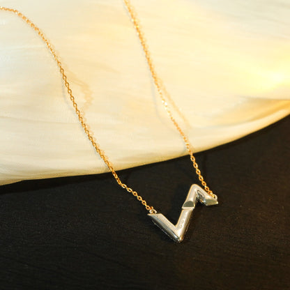 [Rani Jewelry]VOLT SILVER DIAMOND PEDANT NECKLACE