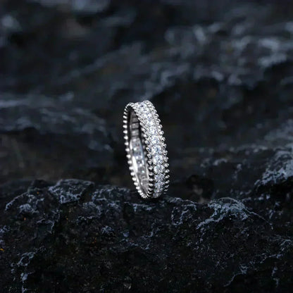 [Rani Jewelry]PERLEE DIAMOND SILVER RING