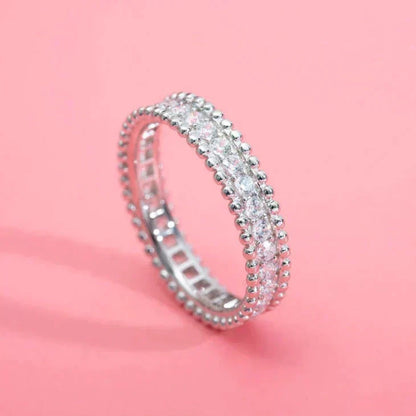 [Rani Jewelry]PERLEE DIAMOND SILVER RING