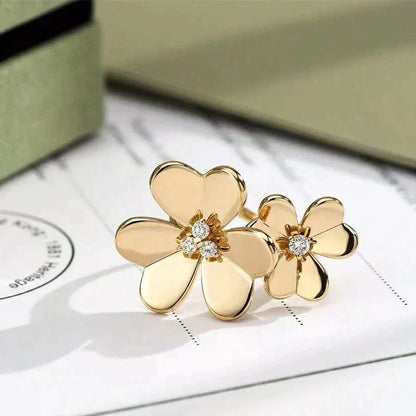 [Rani Jewelry]CLOVER COMOS GOLD DIAMOND RING