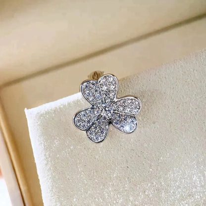 [Rani Jewelry]CLOVER COMOS DIAMOND EARRINGS SILVER