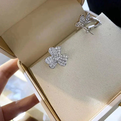 [Rani Jewelry]CLOVER COMOS DIAMOND EARRINGS SILVER