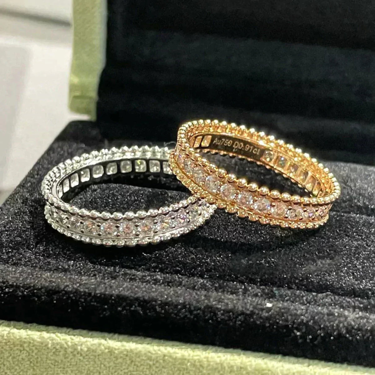 [Rani Jewelry]PERLEE DIAMOND ROSE GOLD RING