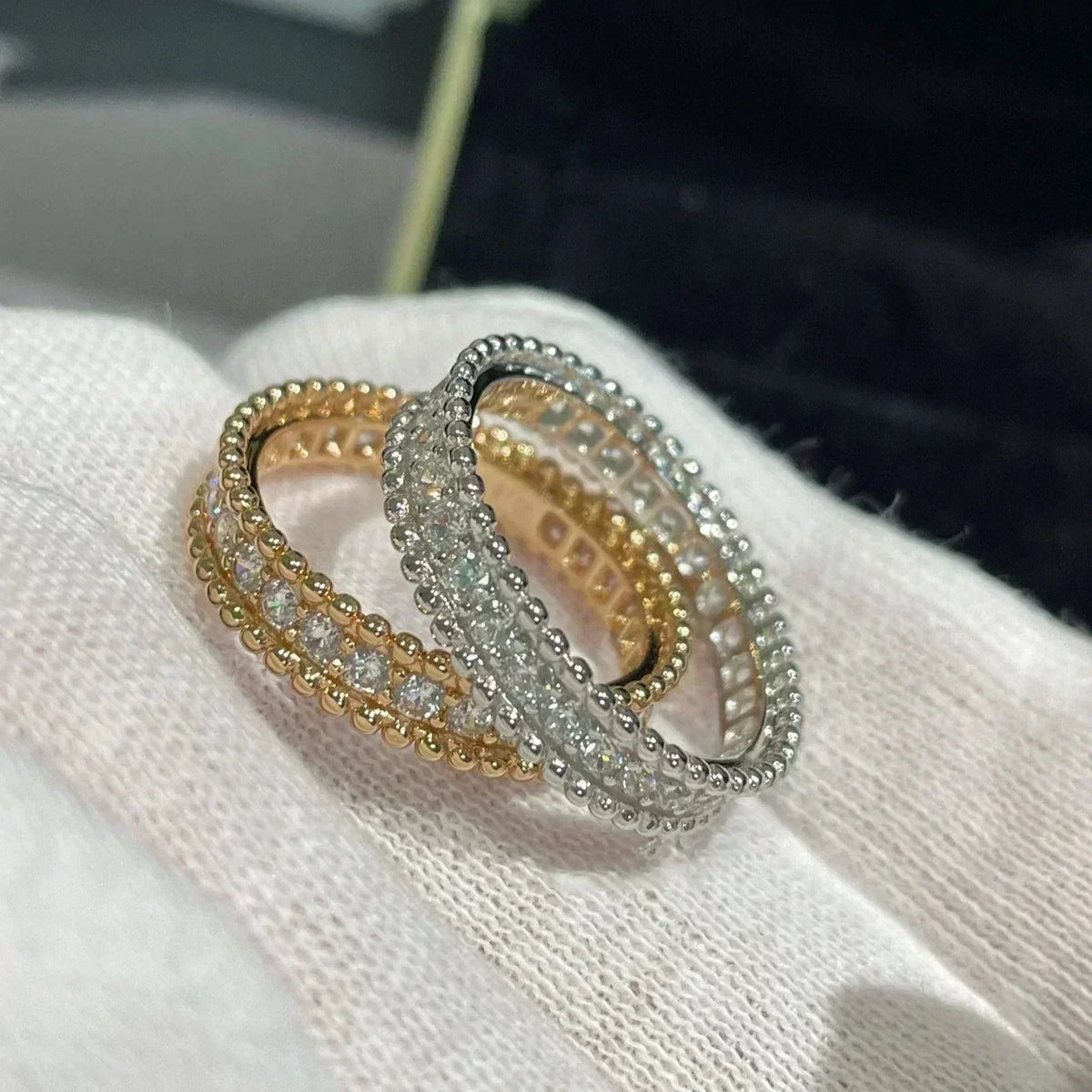 [Rani Jewelry]PERLEE DIAMOND ROSE GOLD RING
