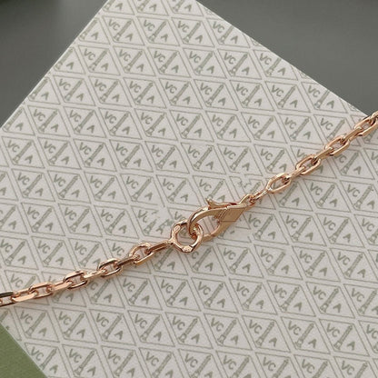 [Rani Jewelry]LUCKY SPRING 15 MOTIFS ROSE GOLD NECKLACE