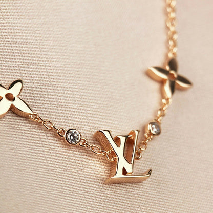 [Rani Jewelry]STAR AND SUN 7 MOTIFS GOLD BRACELET