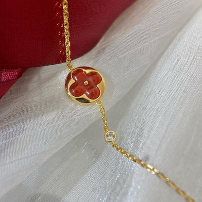 [Rani Jewelry]SUN PEDANT CARNELIAN BRACELET